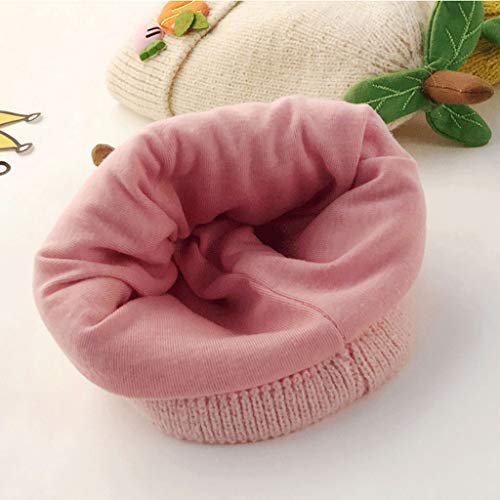 Kids Winter Knitted Hats For Girls Boys Toddler Baby, Warm Soft Cotton Lined Cute Infant Stocking Cap Outdoors Cap (Color : Gray, Size : 3-24 Months) #TOP3