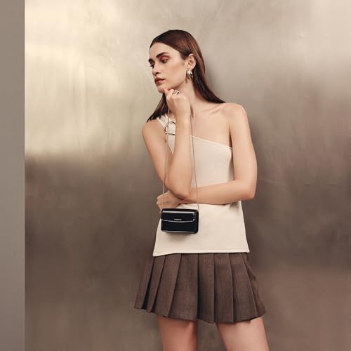 Image of Miraggio Jackie Micro Bag | Mini Bags For Women | Soft-Shine With Sling Chain | Gift Items For Woman