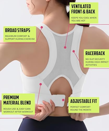 Image of GLAMORAS Nylon Spandex Active Sports Bra for Women | Full Coverage, Non-Wired, Seamless, Stretchable & Support Activewear for Women | Criss Cross Back Crop Tops for Gym, Yoga & Workout - Size: S - 2XL