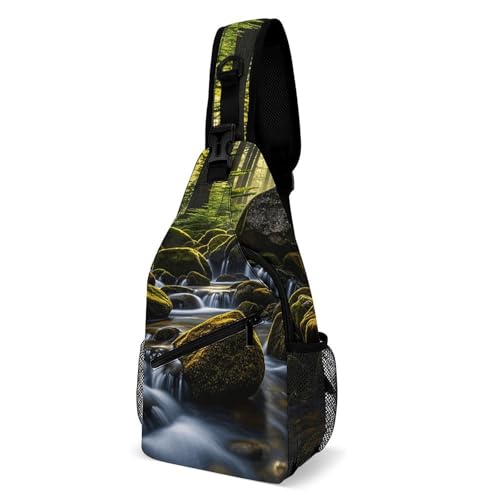 Sac de poitrine de randonnée ergonomique et multiposition Green Creek