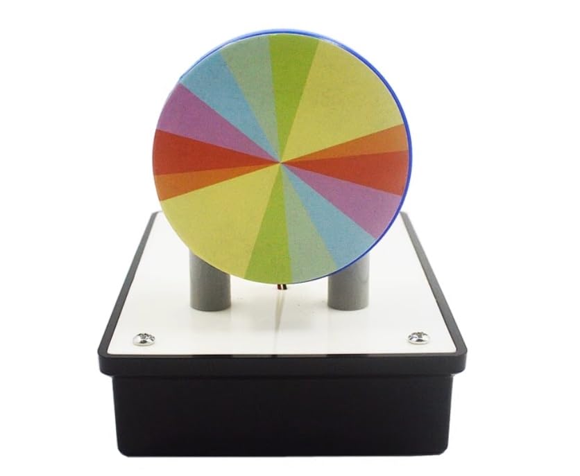Newton's Color Disk Educational Science Model Physics Teaching Model Solar Seven-Color Disc Display Light Synthesis Principle Synthesis of Newton's Seven-Color Disk