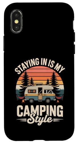 Lovers Camping Humour Design Coque pour iPhone X/XS