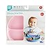 Bumkins Toddler and Baby Suction Plate, Divided Grip Dish for Babies and Kids, Baby Led Weaning, Feeding Supplies, Sticks to Tables and Highchairs, Platinum Silicone, for Chidren 6 Months, Pink