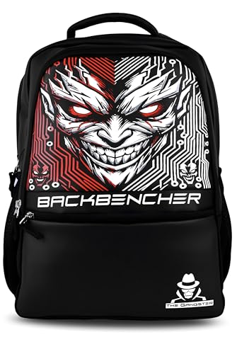 Image of THE GANGSTER Devil Edition Backbencher Bag (faux Leather) With 2 Hidden Pockets