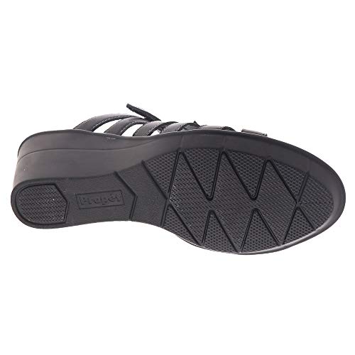 Propét Women's Lexie Wedge Slide Sandal, Black, 10 W Us #TOP8
