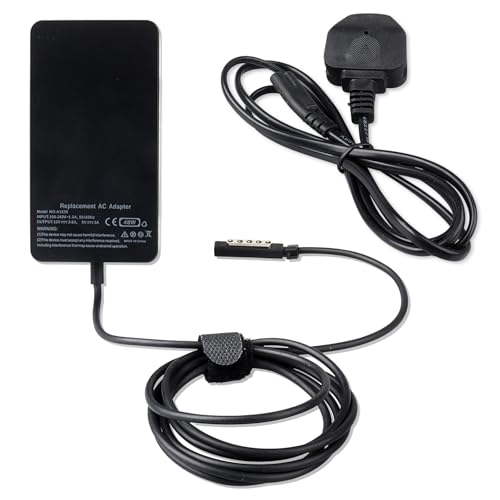 MXJFYY Alimentation 12V 3.6A Chargeur Secteur pour PC Portable Compatible avec Microsoft Surface Pro 1, Pro 2, Surface RT, Surface RT 2 et Tablettes Windows 8 10.1 Pouces