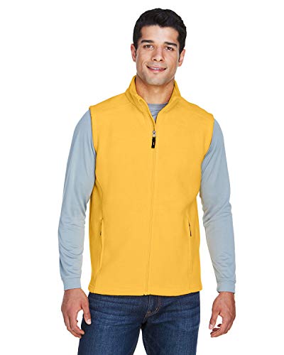 Ash City - Core 365 Men's Journey Fleece Vest 4XL CAMPUS GOLD