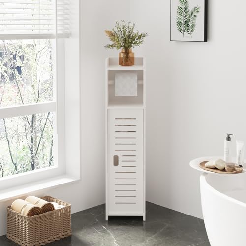 Dripex Badezimmerschrank, Toilettenschrank mit Papierrollenhalter,...