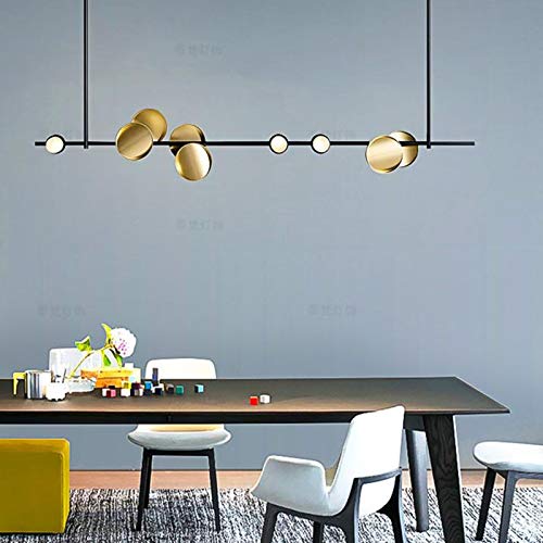 Lampe à dîner LED long chandelier 160 cm multi-head pour plafond - 3