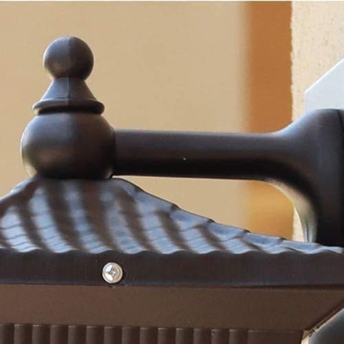 Lampe murale extérieure E27 applique décorative en verre pour terrasse et jardin - 7