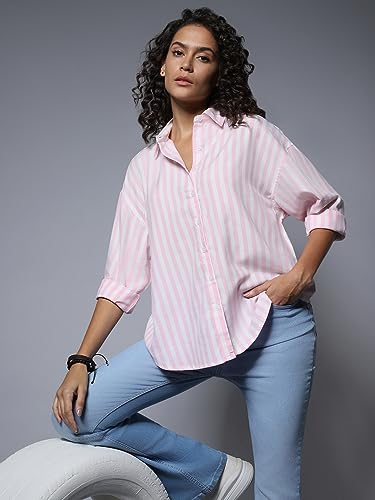 Image of HIGH Star Women's Cotton Boxy Fit HSWSHW23508 S2 Shirts