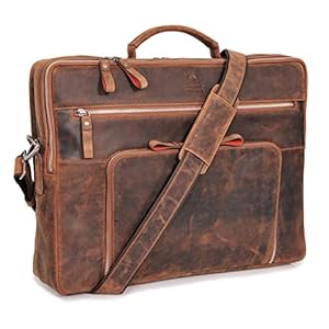 DonBolso® San Francisco leren schoudertas voor heren, bruin