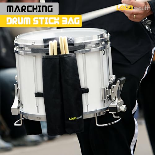 Loudmouth Marching Stick Bag | Holds Two Pair of Drumsticks