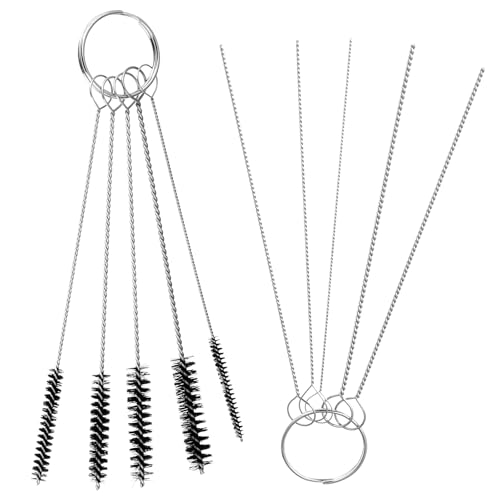 Cutting Torch Tip Cleaner Tool Kit Carburetor Cleaning Kit Needle Cleaning Tool for Welding Nozzles Carb Carburetor Jet Sprinklers and Stove Burner Shower Heads Orifices Wires Needles in Set