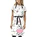 Sawhonn Lustige Comic-Kuh Schürze Kochschürze Latzschürze für Damen Frauen Männer Chef Küchenschürze Schürzen mit 2 Taschen verstellbarem Nackenband