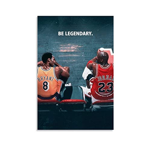 Poster Basket Heritage Toile Peinture Décoration Murale Chambre Ado Famosi Giocatori