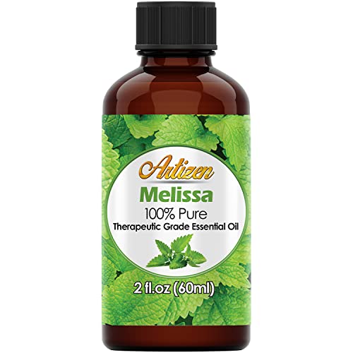Artizen - Melissa Essential Oil 2 oz Pure Melissa Oil for Skin DIY Aromatherap - 60 ml