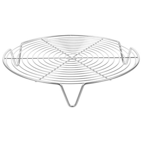 LIGIGWASH ステンレス製三脚蒸し器ラック 高さ 家用圧力鍋 炊飯器対応 多機能蒸し台 安定設計で野菜や多素材蒸し調理に