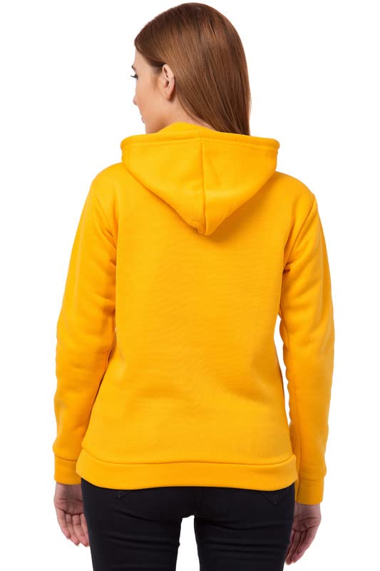 Image of Women's Fleece Plain Hoodie