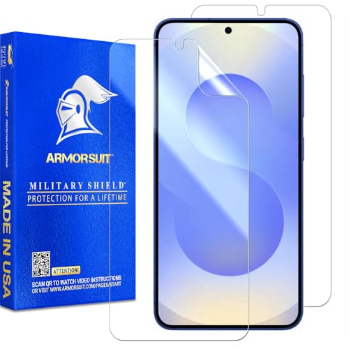 ArmorSuit 2 Pack for Samsung Galaxy S25 (6.2") Screen Protector Case Friendly MilitaryShield HD Clear Film - Made in the USA