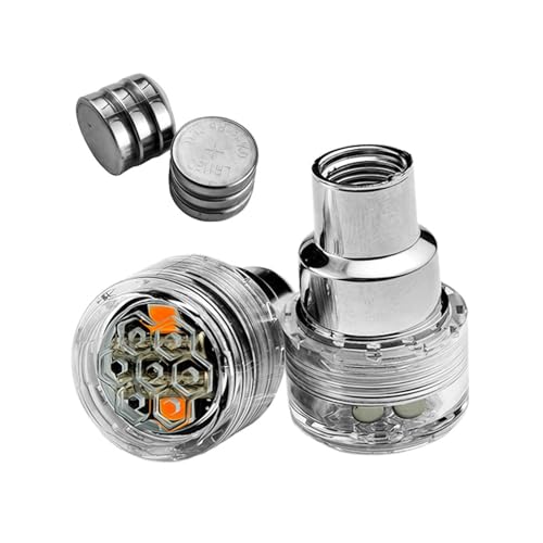 ZwaitL Bouchon de valve de pneu LED universel avec LED pour moto, scooter, conduite de nuit, mise à niveau des pneus de vélo