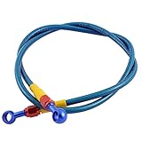 Dimension: 100cm / 3.2ft Ruilogod 100cm moto Bleu Longueur couverture du circuit de freinage