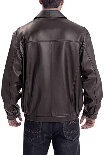 BGSD Men Derrick Lambskin Leather Bomber Jacket (Also available in Big and Tall)3