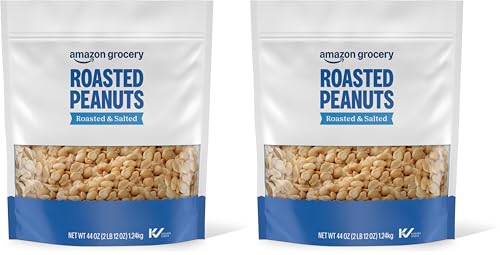 Image of Happy Belly Peanuts, Roasted and Salted, 44 Ounce | Pack of 2