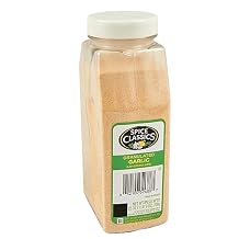 Spice Classics Granulated Garlic, 25 oz - One 25 Ounce Container of Garlic Powder Seasoning, Use on Vegetables, Meats, Rubs and Dressings for a Bold Flavor