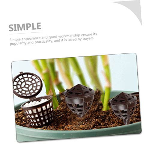 Yardwe 100Pcs Boxes Jade Fertilizer Box Orchid Planter Container With Lid Mini Containers With Lids Garden Nursery Pots Fertilization Container Planting Nutrition Cups Gardening Accessory #TOP3