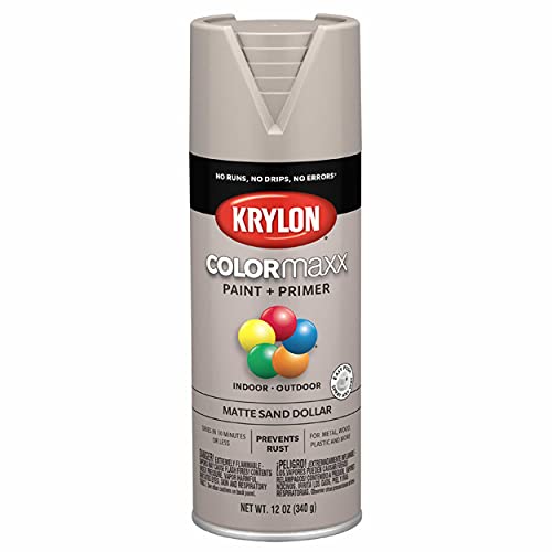Image of Krylon K05600007 COLORmaxx Spray Paint, Aerosol, Sand Dollar