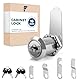 shinfly Briefkastenschloss, Briefkasten Schloß 16mm mit 5 Verschiedene, 4 Schlüssel, Schloss Briefkasten, Postkasten Schloss, Drawer, Schranktüren Lock