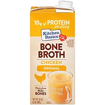 Kitchen Basics Caldo de pollo con hueso, 32 oz