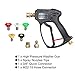 EDOU Direct Pressure Washer Short Gun Kit | 5,000 PSI Max Working Pressure | Includes: 3/8