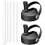 Black Straw Lid (2pack)