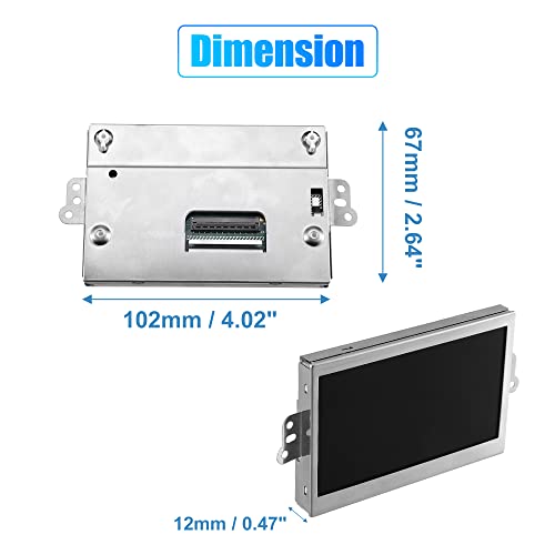 Pantalla LCD LQ042T5DZ12A premium con panel color para cuadro Ford 7