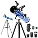 Produktbild Aomekie Spiegelteleskop 76/700 Reflektor Teleskop Astronomie mit Bluetooth Handy Adapter Stativ Mondfilter und 3X Barlow