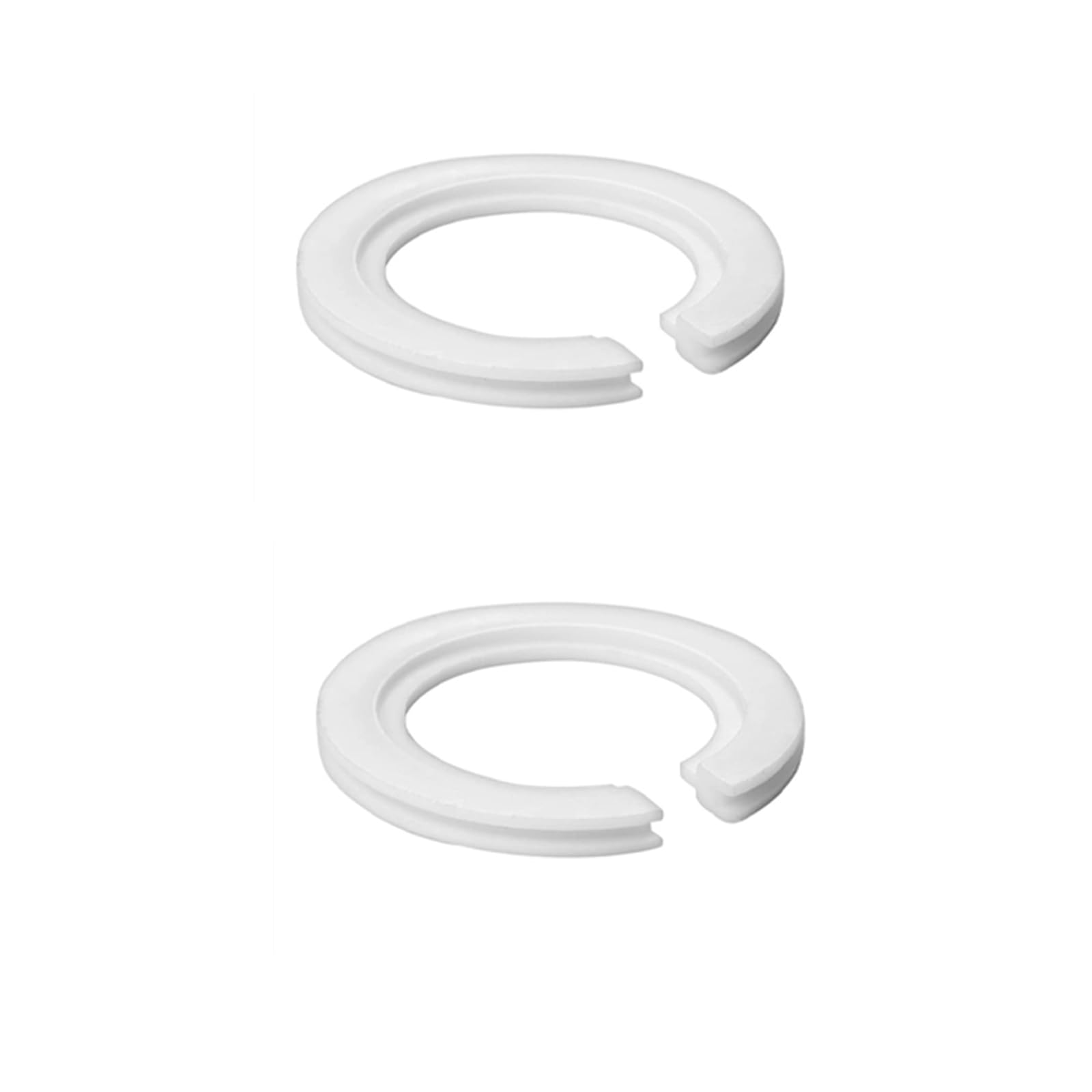 DOETYD 2 Pack E27 to E14 Lampshade Reducer Ring White Plastic Reducer Ring Light Shade Reducer Converter Washer Transformable Lamp Holder from 42mm to 29mm