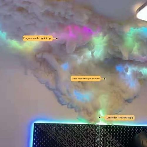 Veilleuse d'ambiance colorée nuage pour briser la monotonie d'une pièce