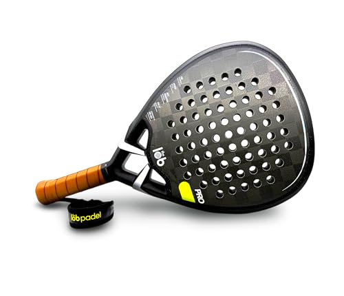 Raqueta de Pádel de Fibra de Carbono Negra miniatura 5