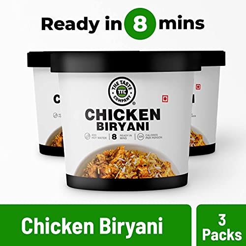 Image of TheTasteCompany Chicken Biryani - Ready to Eat | Instant Food | Taste Company (Pack of 3)