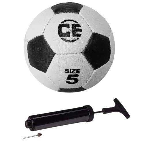 Classic Eagle Football, Storm Football - Size : 5,Free Kick Football (Pack of 1) with Air Pump, Black and White (B0B14J523Q) Amazon Price History, Amazon Price Tracker