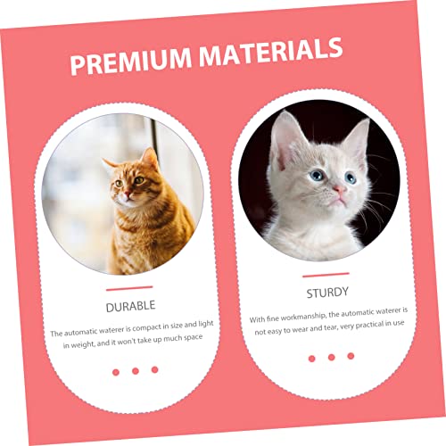 Fuente automática para agua para mascotas MERRYHAPY miniatura 3