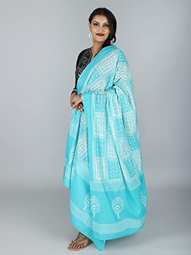 Prayer Shawl with Hare Krishna Hare Ram And Peacock Feather Print Pattern from ISKCON Vrindavan by B4