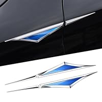 YANGFEIYA 2x Auto Emblem Aufkleber Weiß Für Mitsubishi ASX 2015-2023 - Tuning Sticker