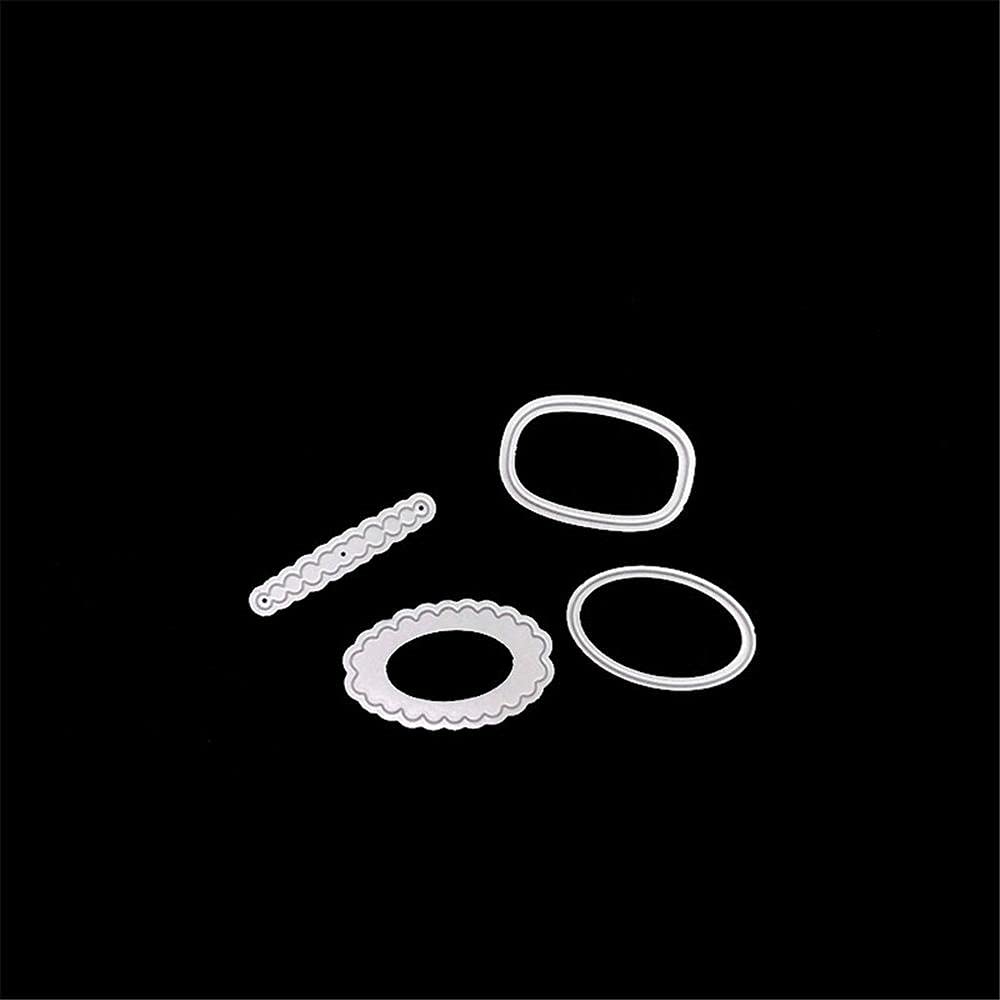 Fustella Metallo A Forma Di Macaron - Per Scrapbooking E Biglietti Fai Da Te