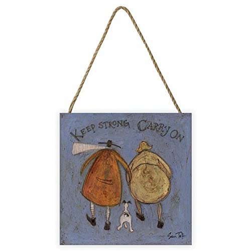 Sam Toft - Placa de de Madera Keep Strong Carry On (Talla Única) (Multicolor) Cover