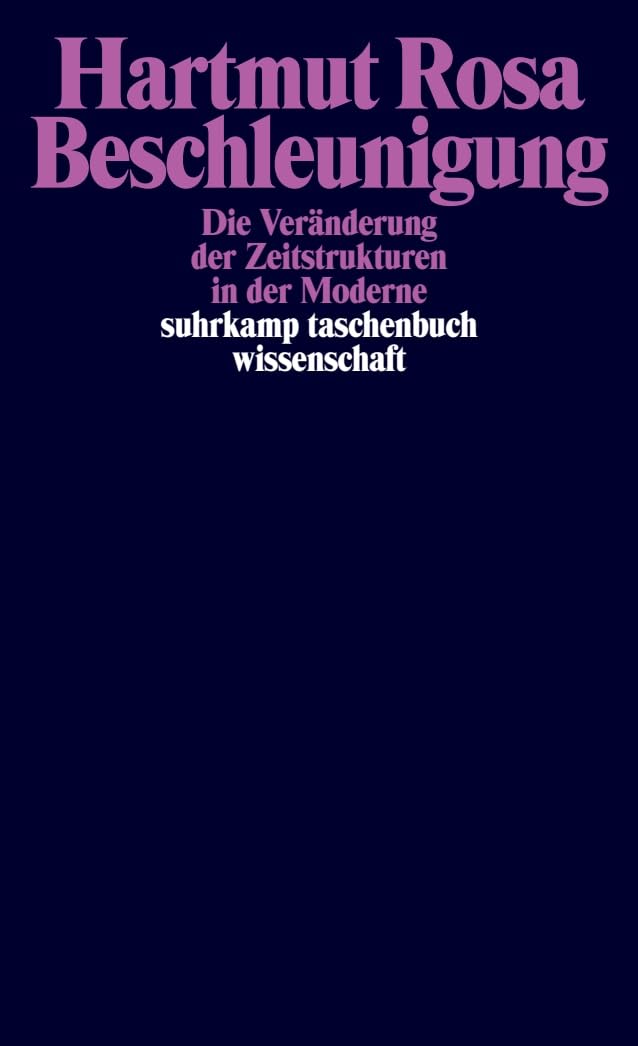 Beschleunigung: Die Veränderung der Zeitstrukturen in der Moderne