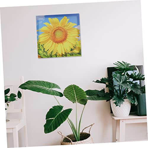Besportble 1Pc Sunflower Mural Fall Decor The Office Ornaments Nativity Ornaments Sunflower Wall Pictures Landscape Wall Art Yellow Flower Wall Art Sunflower Pendants Wall Mural Decor Autumn #TOP3
