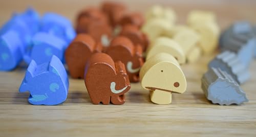 Image of Tabletop Strategy Game, Part of Kingdomino Series, for Kids Teens Adults Family Game Nights, 2 to 4 Players, Ages 8+, Kingdomino Origins by Blue Orange Games